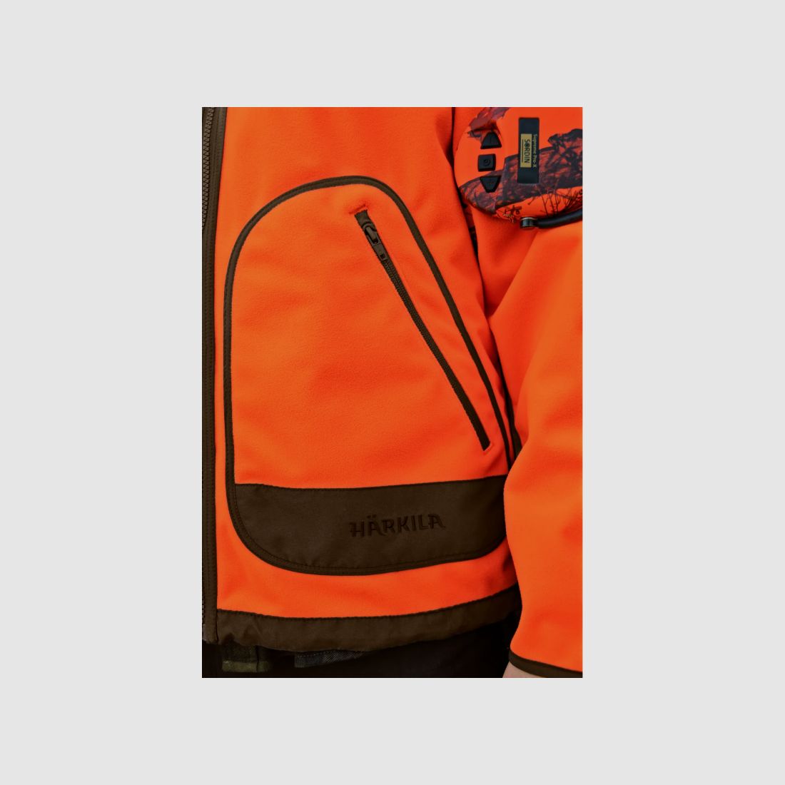 Härkila Kamko Reversible Fleece Jacket Orange, image 6 of 12