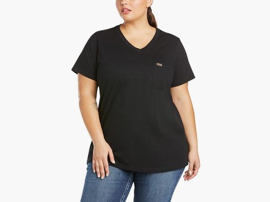 Ariat Damen T-Shirt Rebar® CottonStrong V-Neck