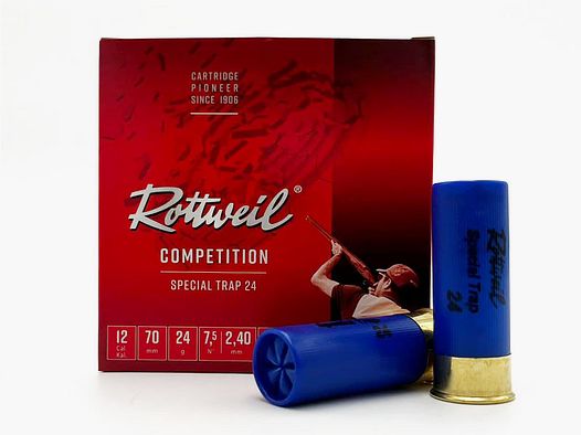 Rottweil Special TRAP, kaliber 12/70 24g 1 kartonverpakking (250 schoten à €0,351*)