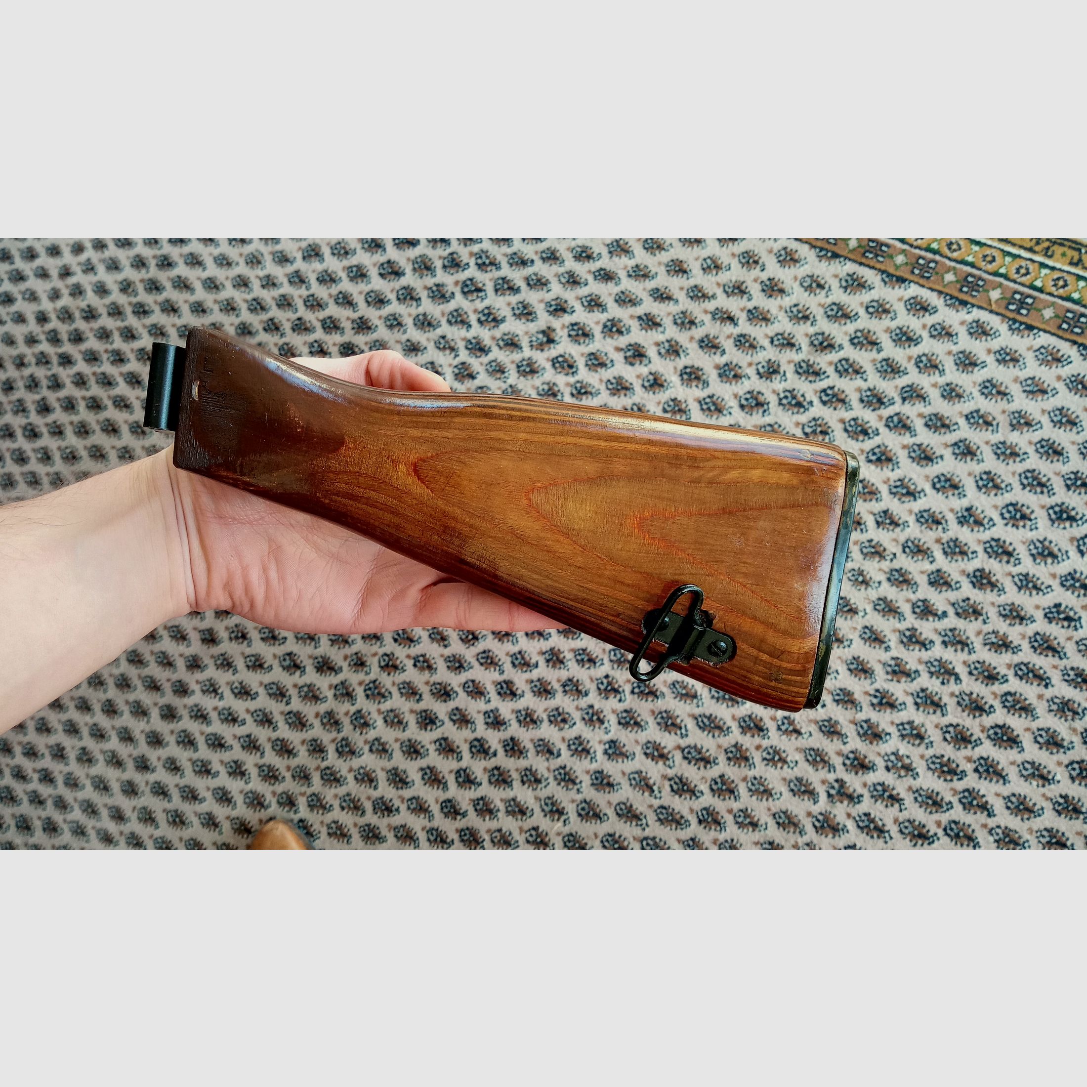 Russischer Co2 Yunker-3 Pseudo Festschaft / AK Laminat Holz Schaft für AK74 Look