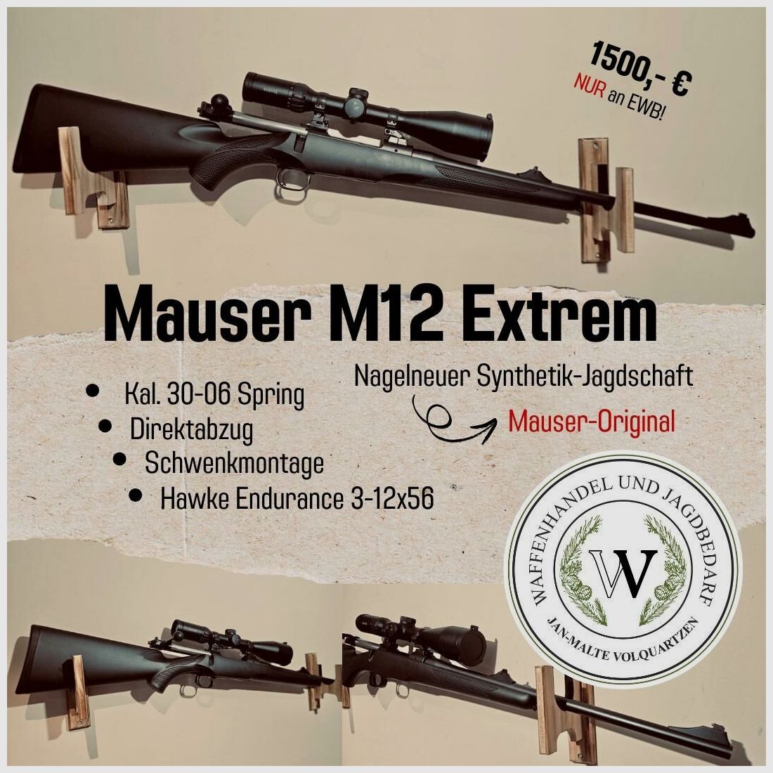 Mauser M12 Extrem 30-06Spring.