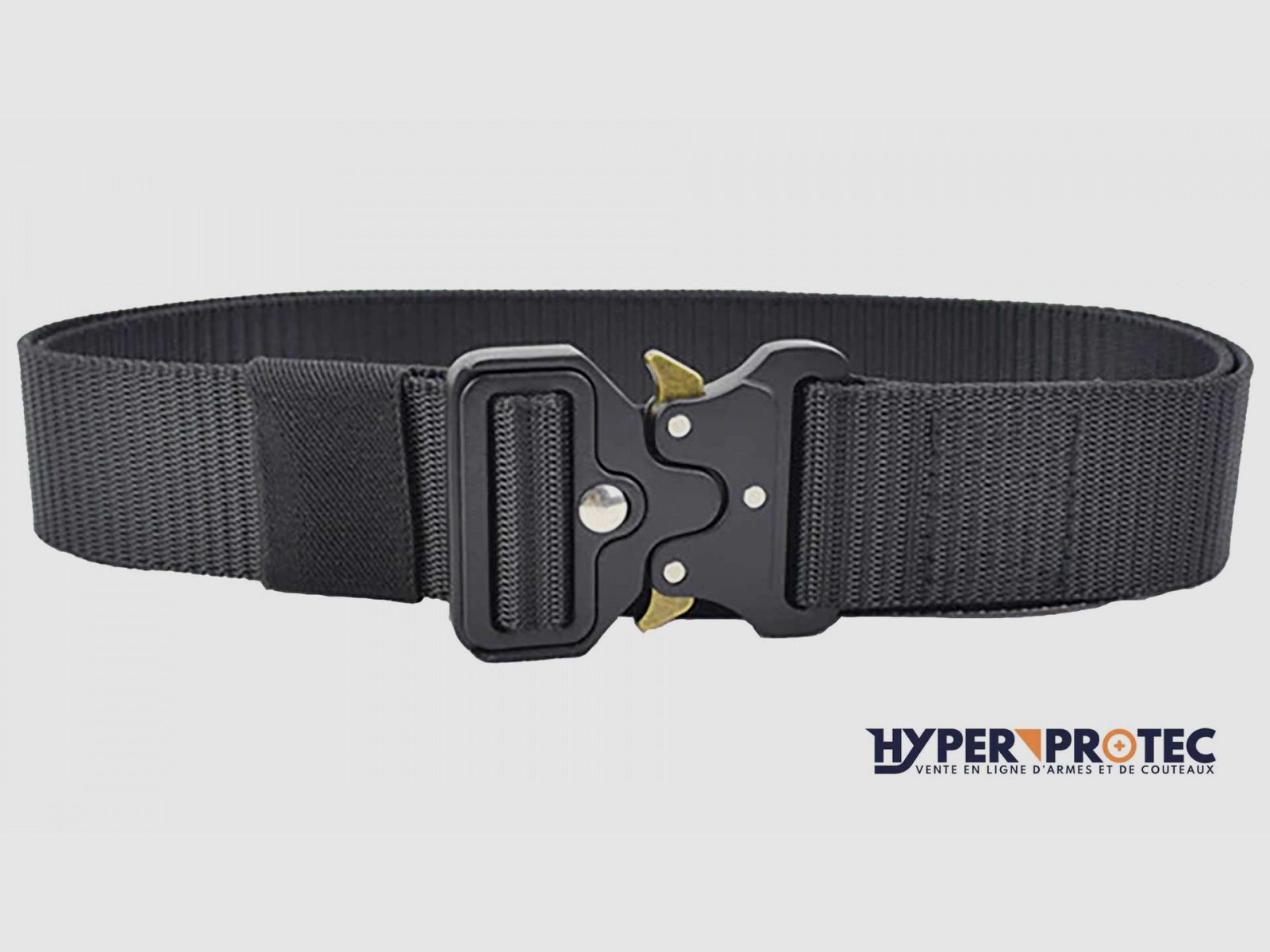Cintura Tattica Base Cordura Nera, immagine 2 di 4
