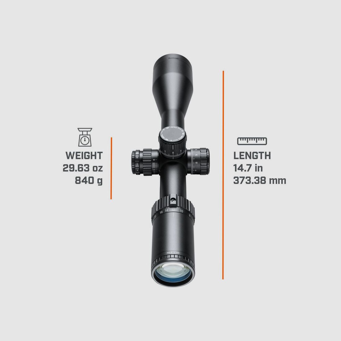 Bushnell Match Pro Zielfernrohr 6-24x50 Deploy MIL Etched Glass FFP Absehen 1. BE