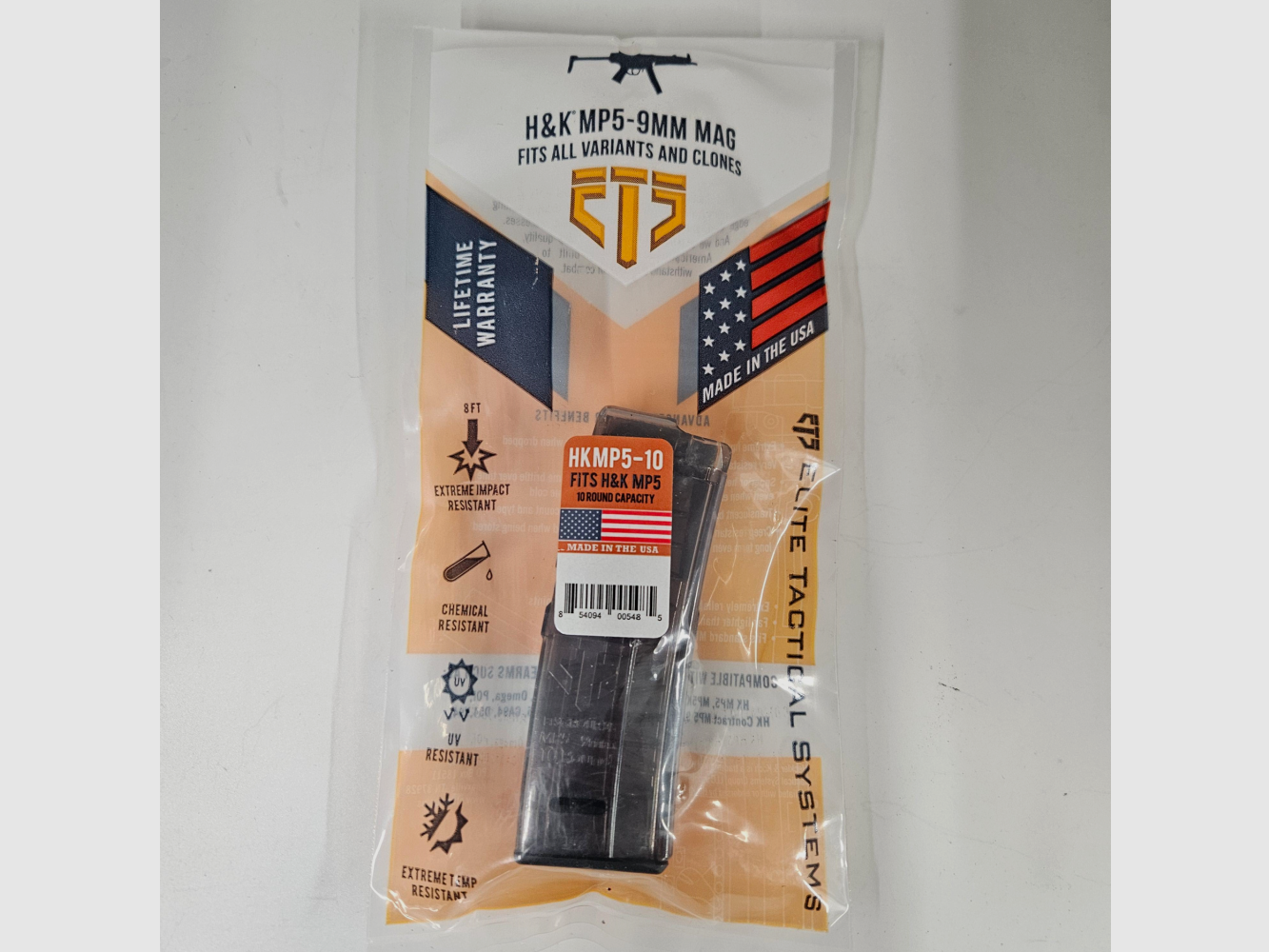 HKMP5 10RD 9MM MAG