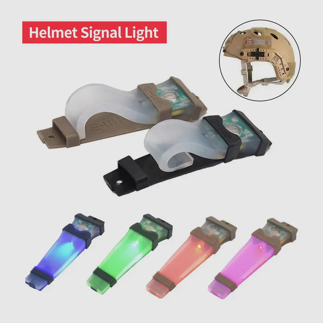 E-Lite Sicherheitslicht für taktischen Helm, Bild 2 von 17