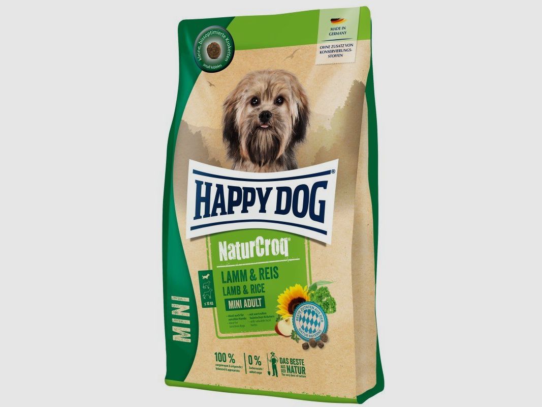 Happy Dog Hunde Trockenfutter NaturCroq Mini Lamm & Reis 800 g