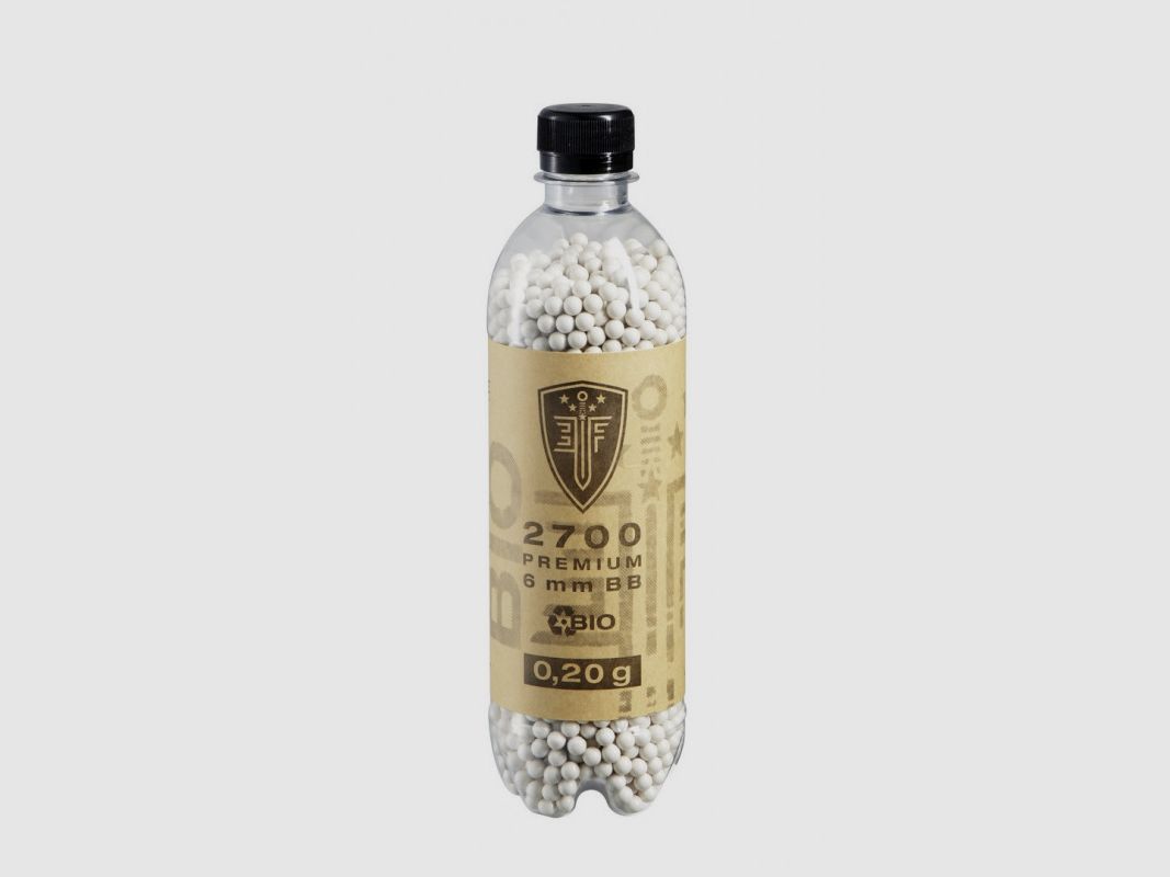 Flasche mit 2700 BBs 6mm Elite Force Bio Weiß 0,20g