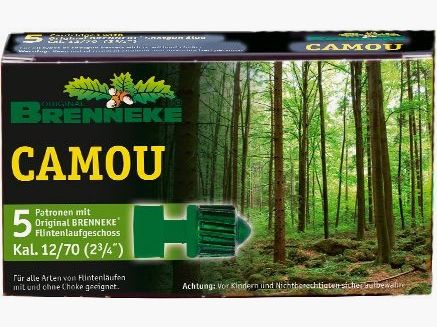 Brenneke Cartridges Cal. 12/70 Hunting 28.4gr.Mod Camou 5 Pcs.