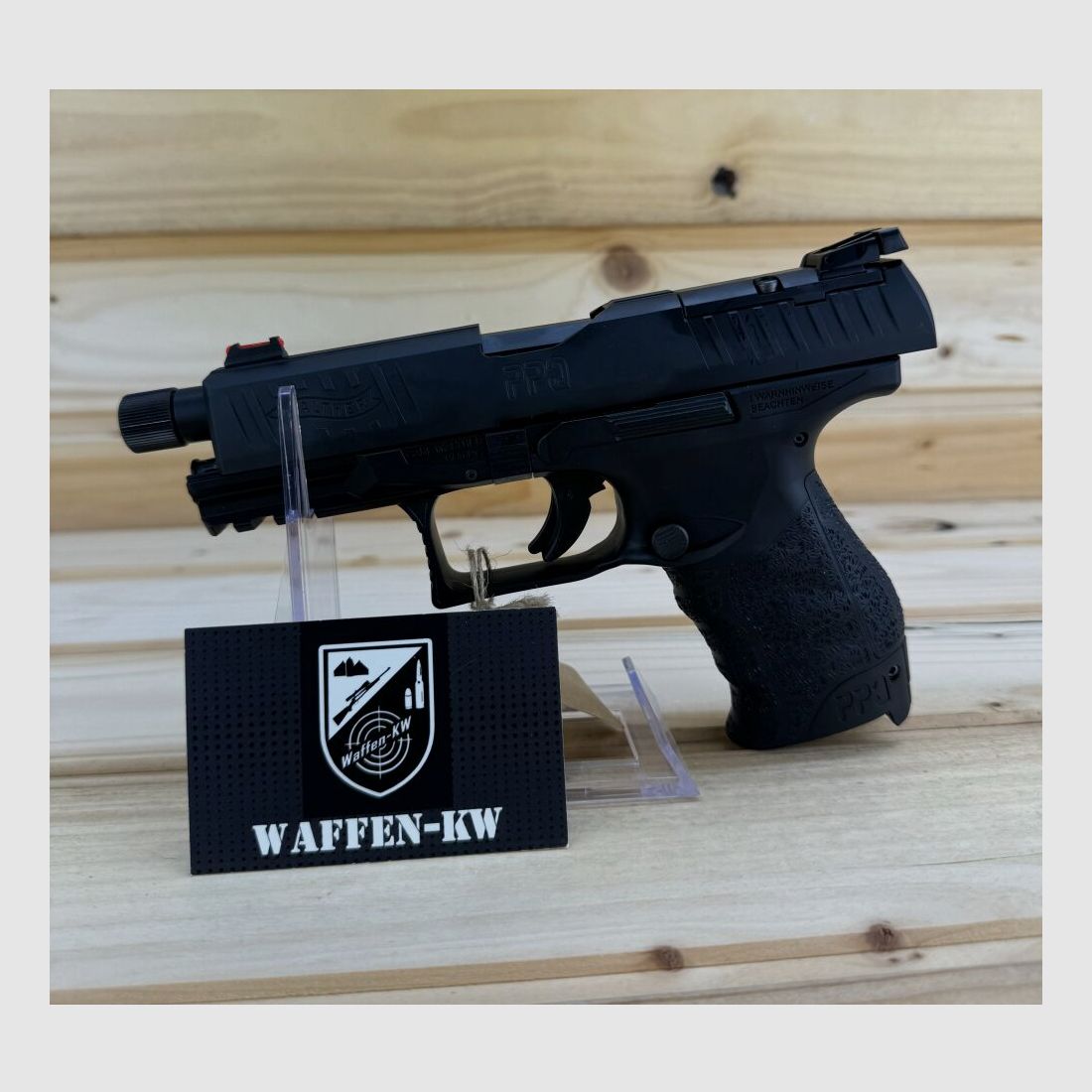 Vorführwaffe Carl Walther halblautem. Pistole PPQ M2 Q4 9x19 9mm Luger 15R/ 9mmLuger