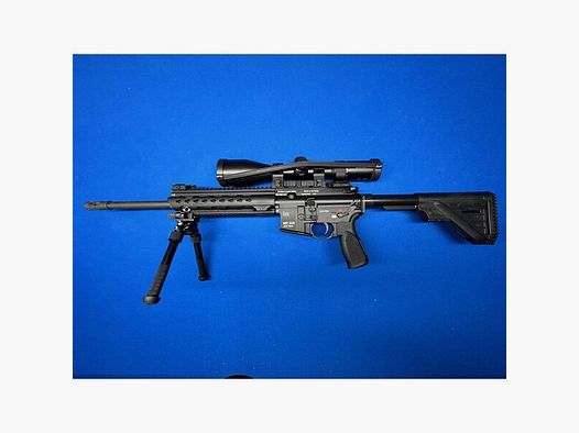 HK MR 223 Rem Lauflänge 16,5'' incl. Optic Doctor V6 2,5-15x56/R , Zweibein, 2. Magazin und Munition