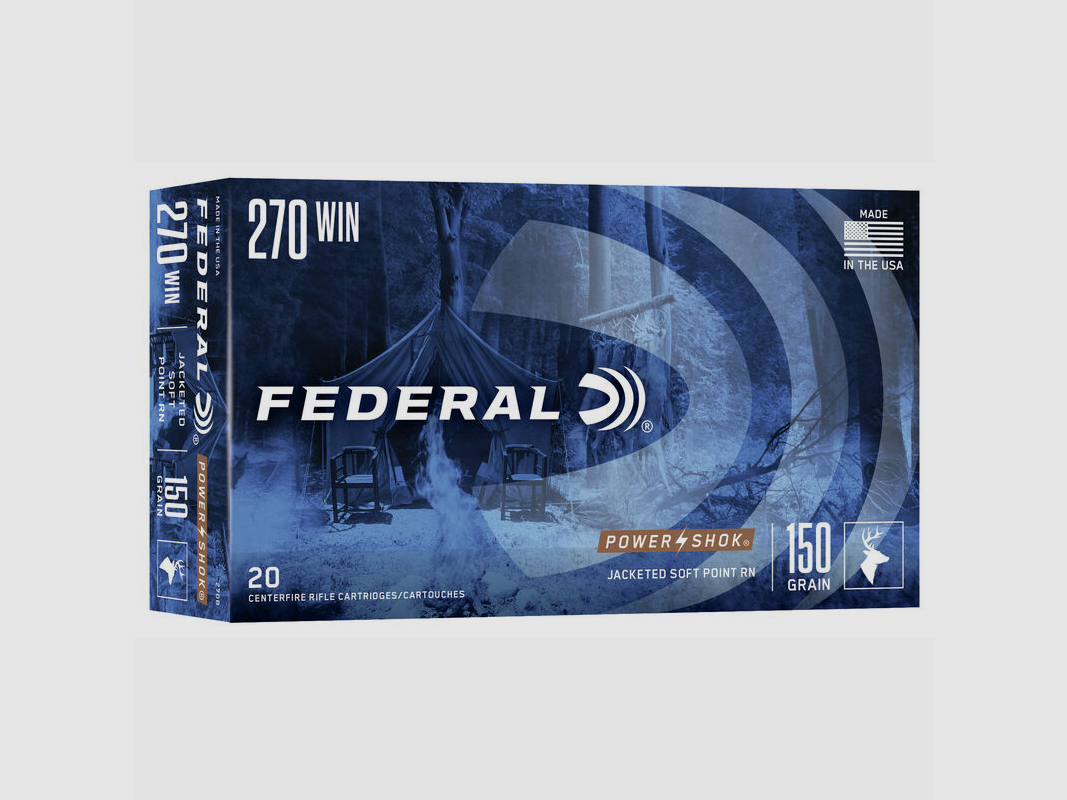 Federal Power Shock Cal 270 Win 150gr