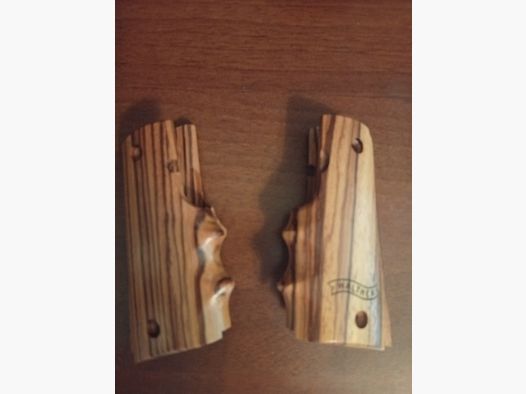 Nieuwe houten greep van Umarex voor Colt 1911 Government en Big Bore Walter van Umarex