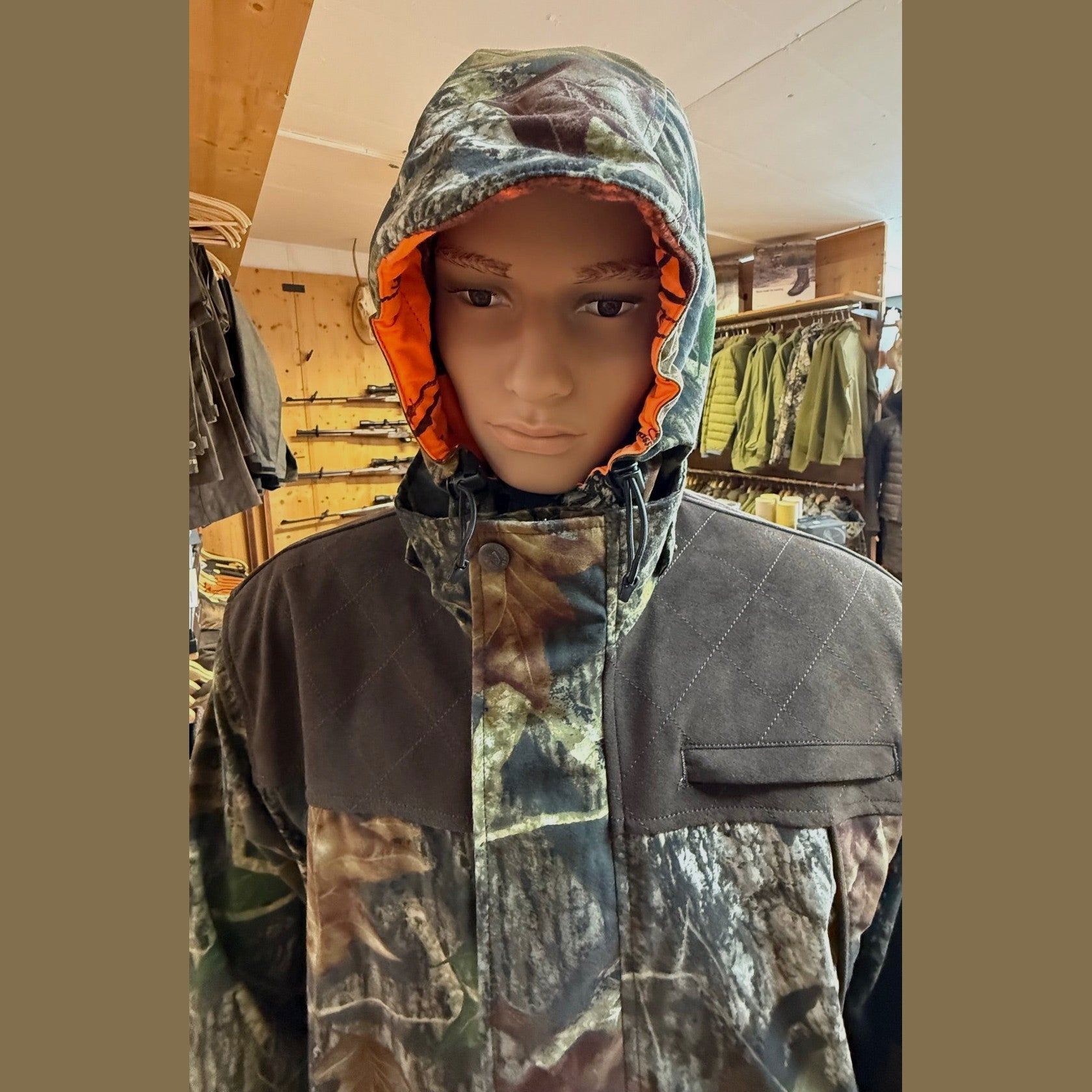 Shooterking M-1503 Mossy Winterjacke-Wendejacke Mossy-Orange, Bild 3 von 7
