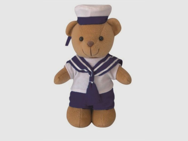 Teddybär Navy mit Matrosenanzug - ca. 20 cm hoch
