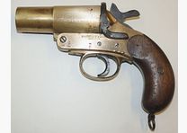 Pistola de señal Cogswell & Harrison, Cogswell & Harrison, cañón y carcasa de latón, pequeño defecto (rota la resorte)