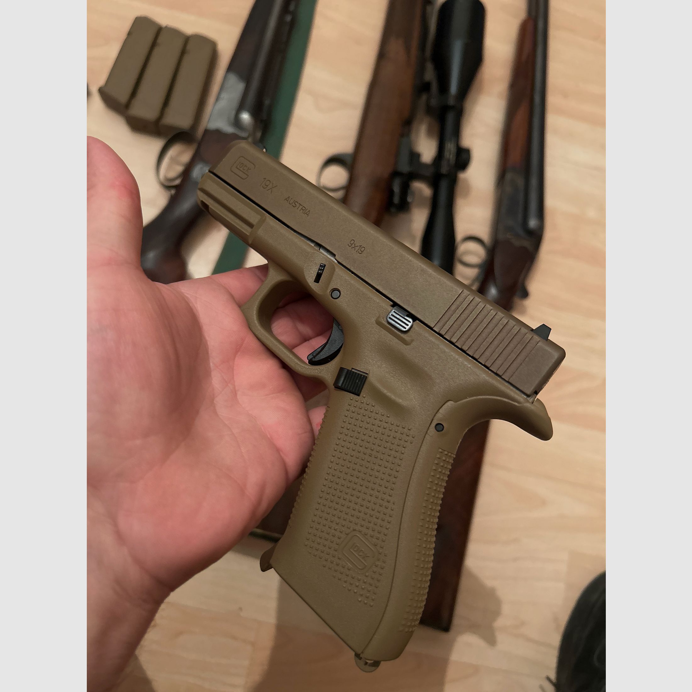 Waffen Aufgabe 