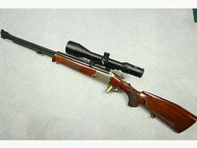 Merkel hand-spanner including Meopta ZF B4 double rifle mountain rifle