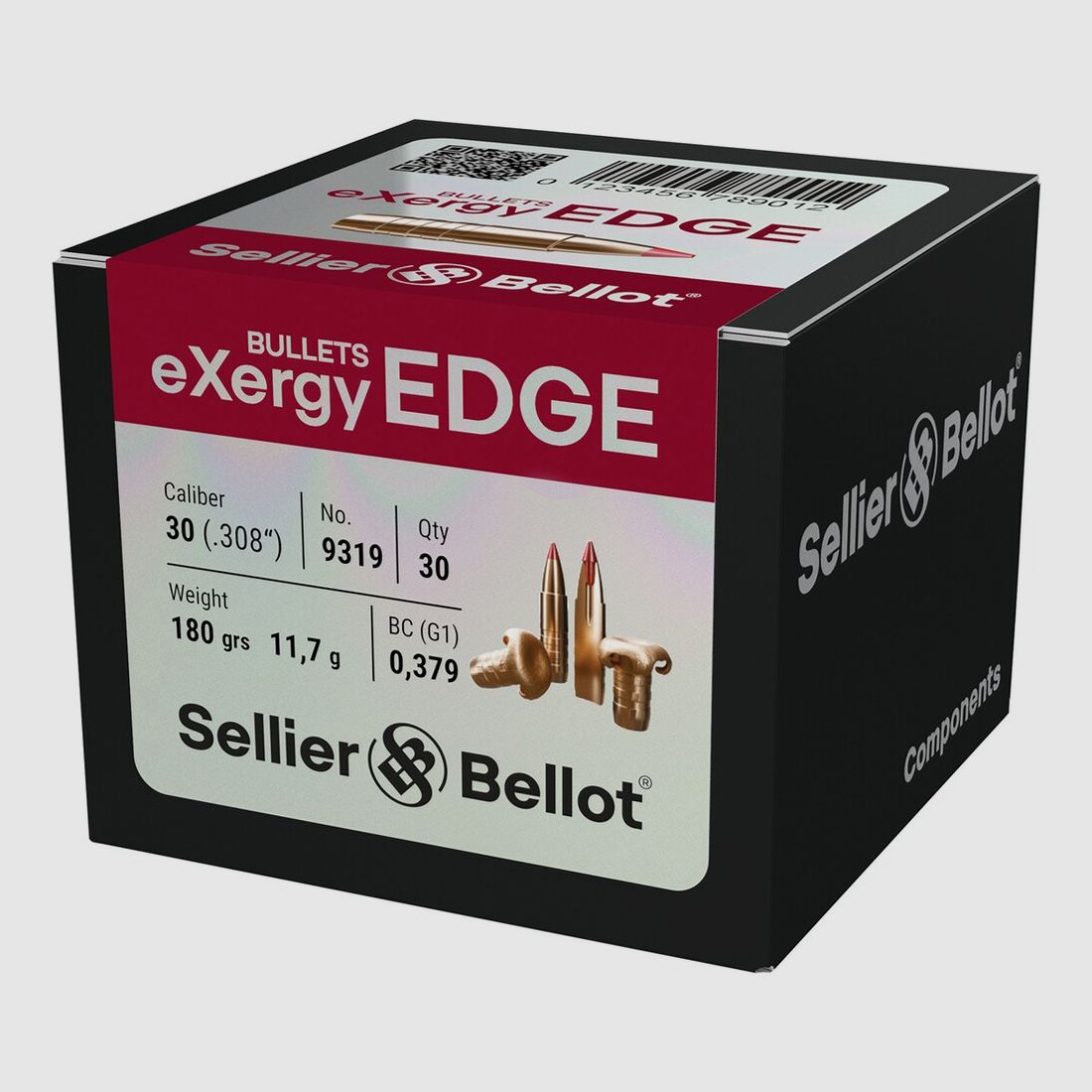 Sellier & Bellot Bullets .308 eXergy Edge 11.7g/180grs.