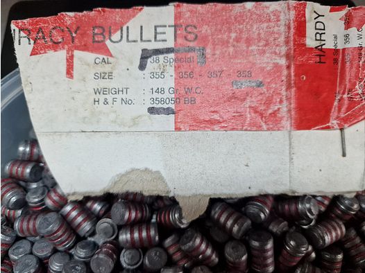 WC projectiles .38/.357