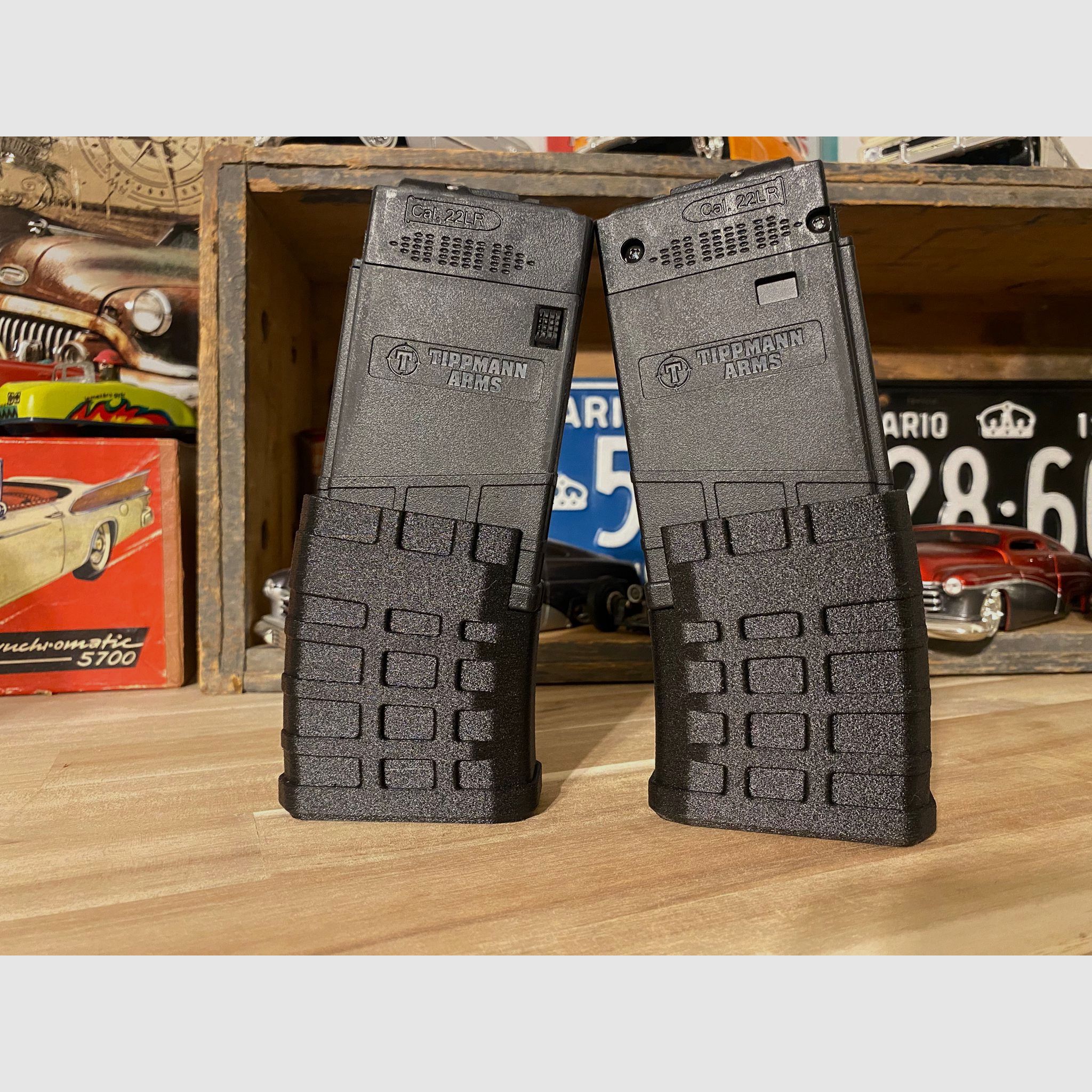 Magazine extensions / grip for Tippmann M4-22