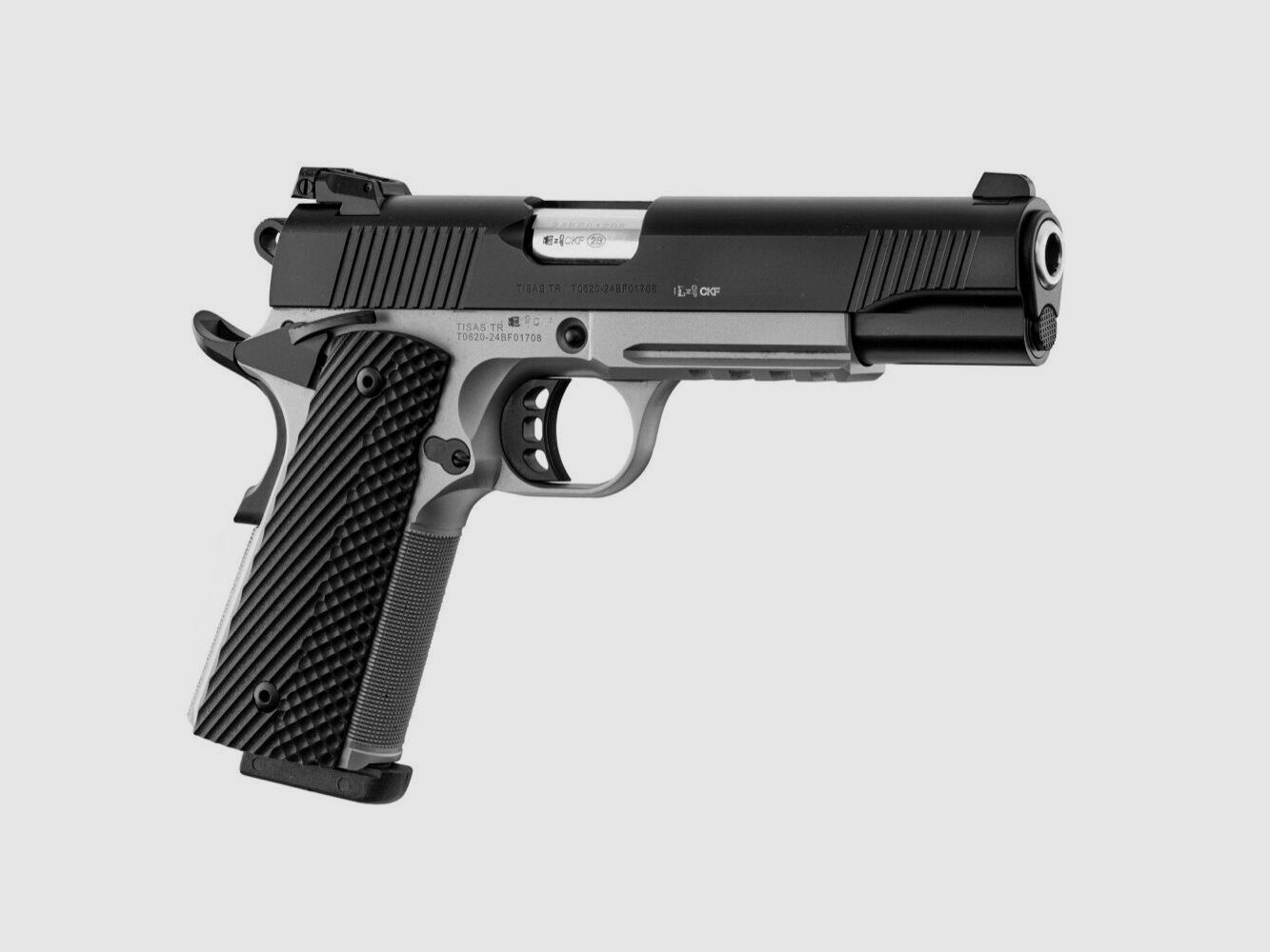 Pistola Tisas ZIG PC 1911 Bicolore 5" 9x19mm – mirino fisso, immagine 3 di 10