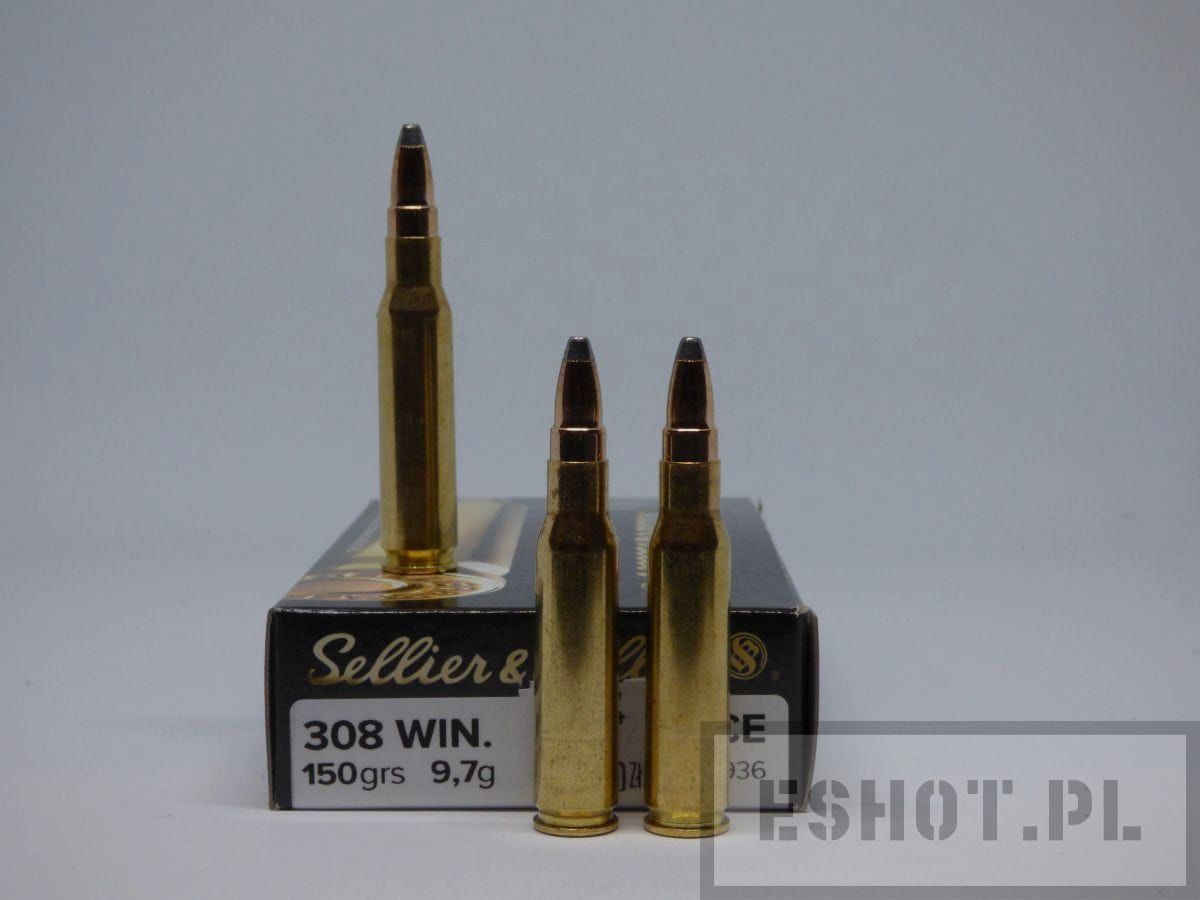 Munizioni S&B cal. .308 Win SPCE 9,7 g confezione da 20 pezzi