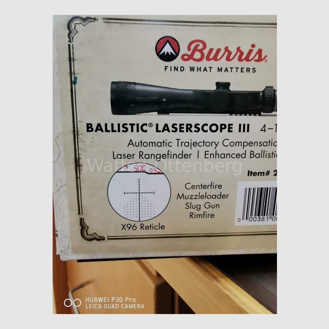 Burris Ballistic Laserscope III