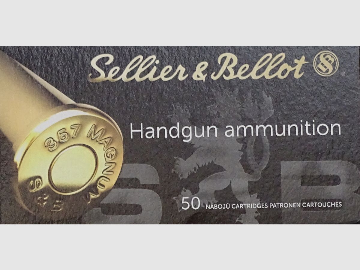 Sellier&Bellot .357Magnum SoftPoint 158grs - 50 Schuss