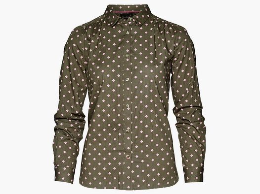 Seeland Erin Damesblouse Groene Tegel