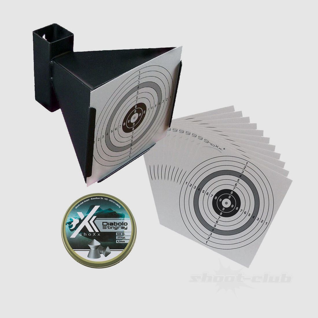 shoXx embudo trampa de balas negra +