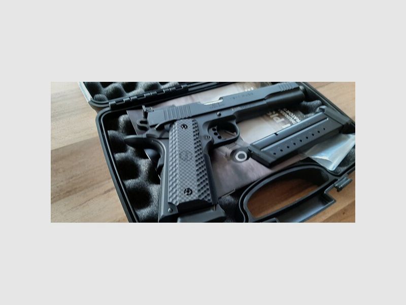 Schmeisser Hugo 1911, 6 Zoll 9mm Luger oder .45ACP