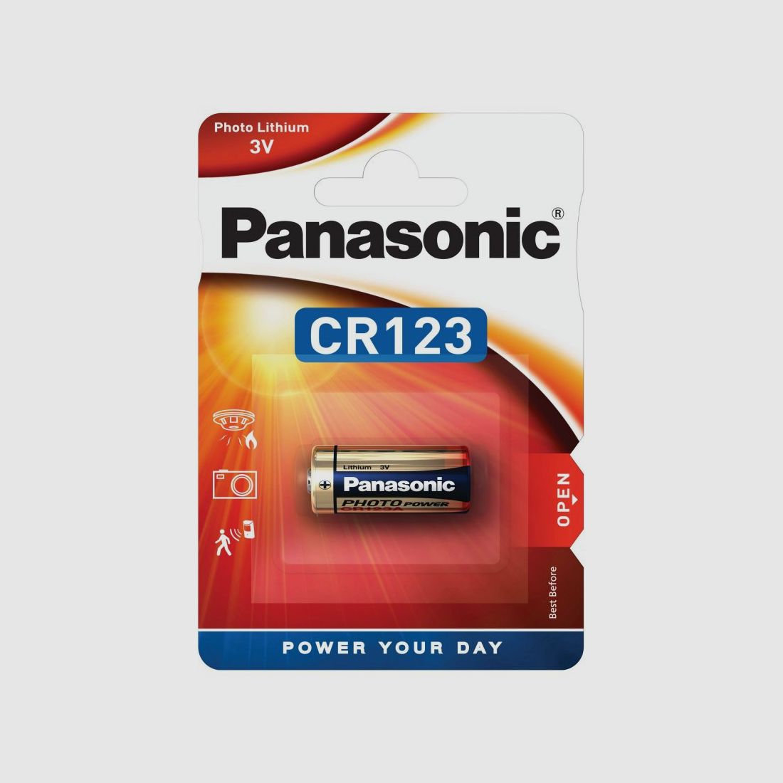 Batería Panasonic CR123 3V de litio