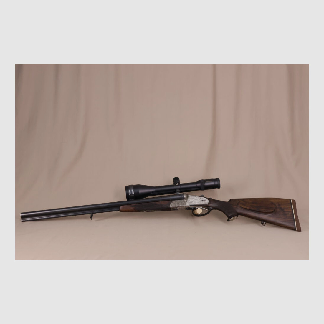 Krieghoff Trumpf Primus // Bockdrilling (mit mündungslangem EL!) // Swarovski mit Leuchtpunkt!! // sep. Kugelspannung!