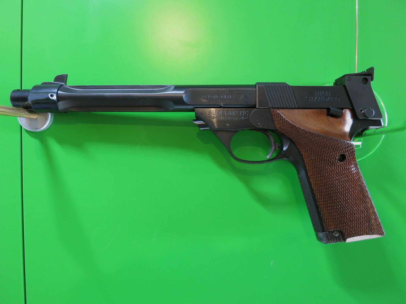 High Standard Supermatic Military Mod. 106 Pistole .22lr -Sammlerwaffe-     #5-