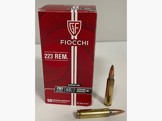 Fiocchi 223r fmj 55gn conf.50