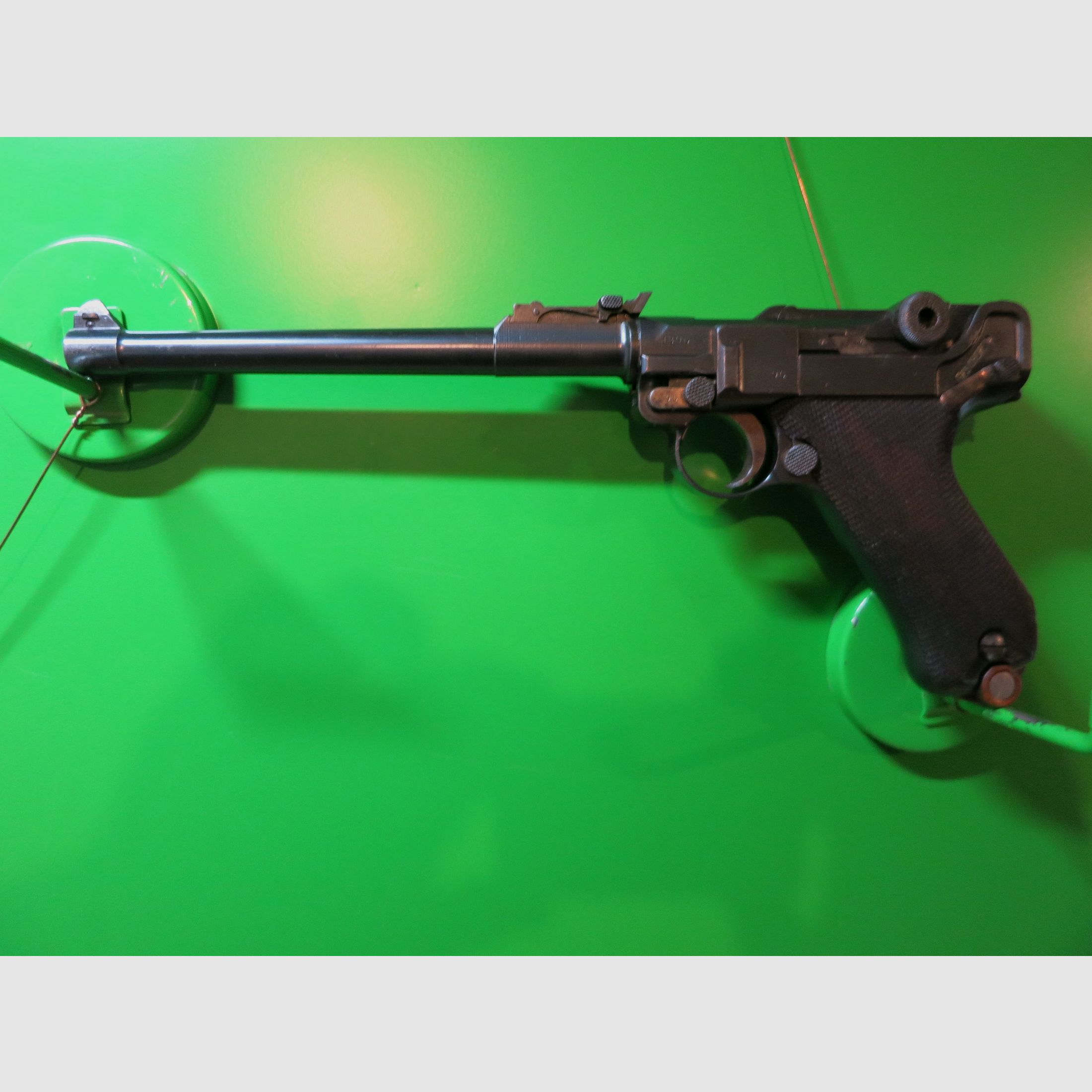 Deutsche Waffen- und Munitionsfabriken (DWM) 1915 , lange Pistole 08 P08, Ari P08 (Artillerie), 9 mm Luger     #61-