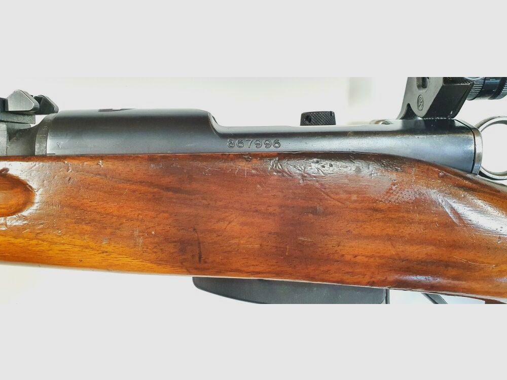 Waffenfabrik Bern Repetierbüchse Waffenfabrik Bern Schweizer K31 Kaliber 7,5x55swiss komplett nummerngleich + Diopter