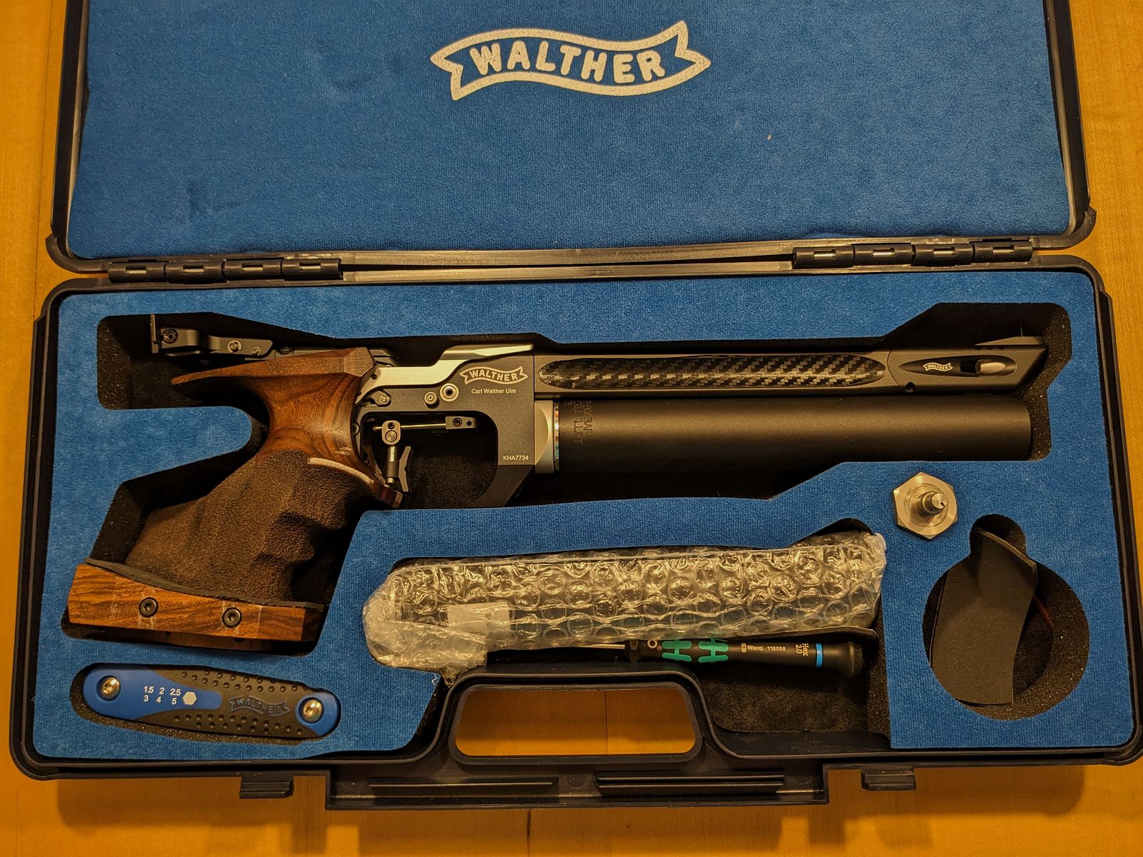 Walther LP 500 Expert, droite taille M