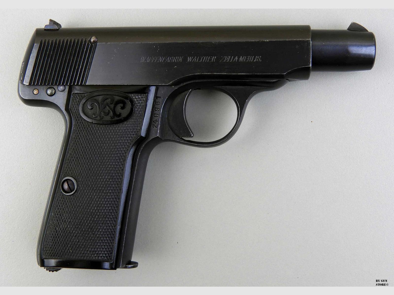 Walther Selbstladepistole Modell 4 Kal. 7,65mm Matr. 240961, Bild 3 von 7