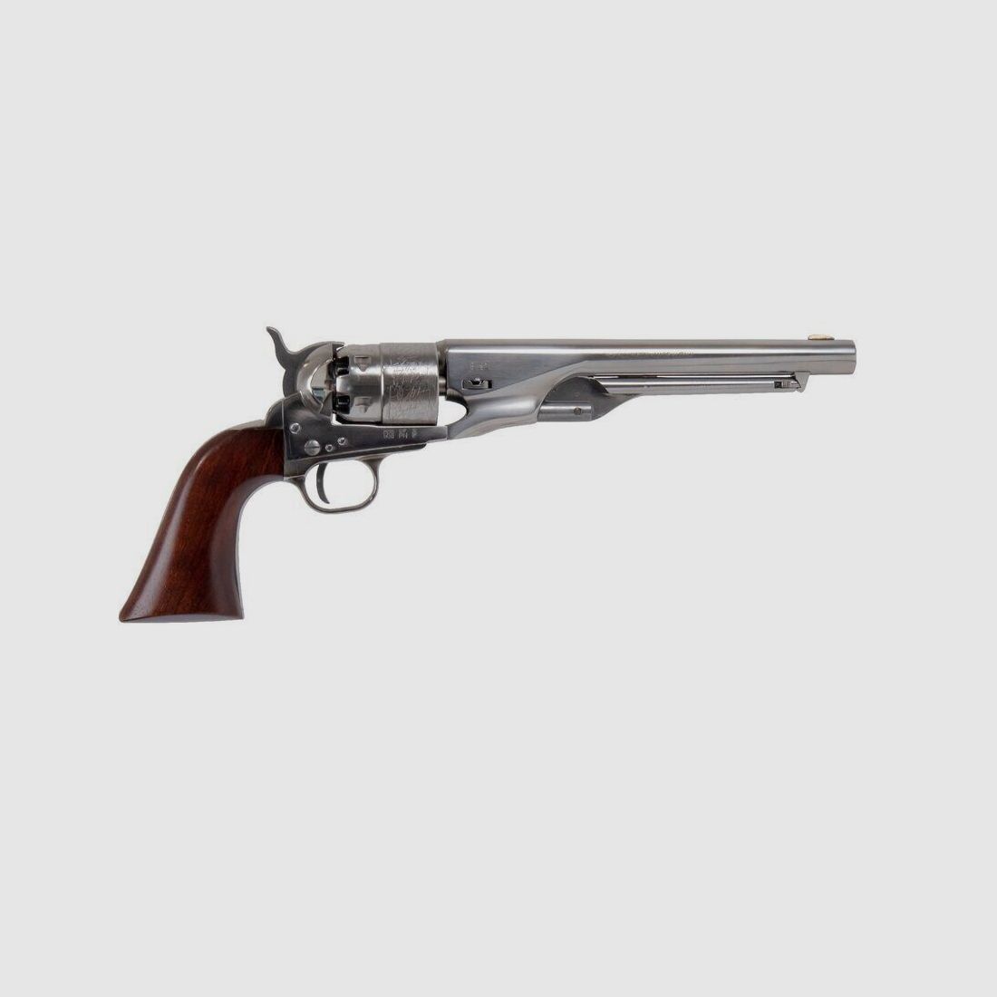 Replik 1860 Army Stahl Gravur Kal. 44 Pn Griff aus schwarz lackiertem Holz, Bild 1 von 2
