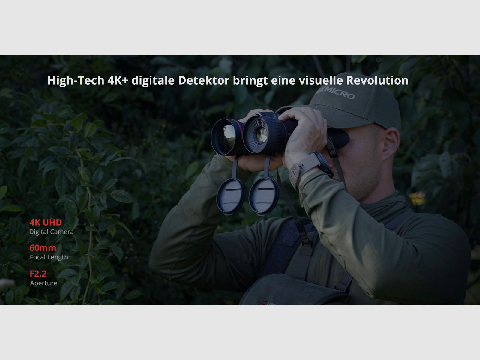 Hikmicro Binocular Habrok Pro HQ50LN Wärmebild Nachtsicht Digitalkamera 1920 × 1080 OLED