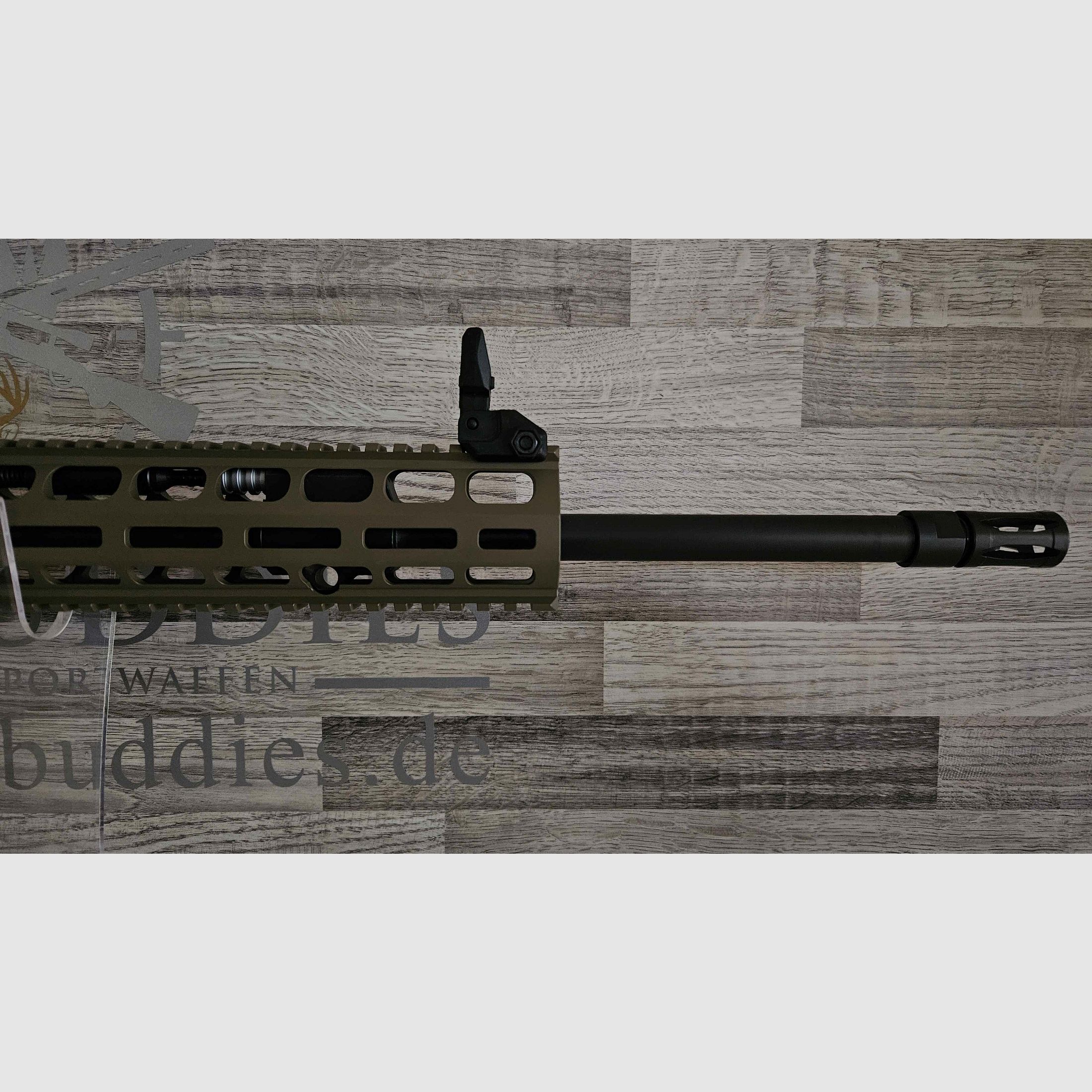 HAENEL CR223 oliv - 16,65" 42cm Lauf - Matchabzug - langer M-LOK Handschutz - Neuware vom Fachhandel -