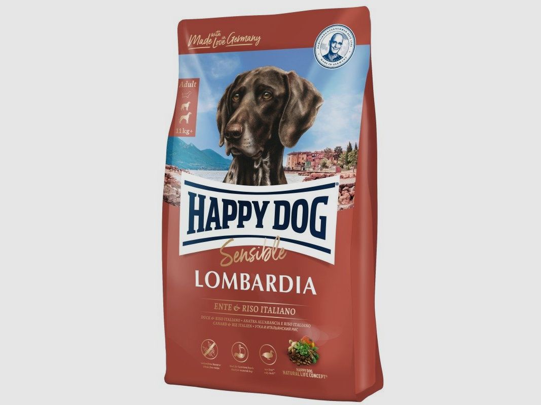 Happy Dog Hunde Trockenfutter Supreme Lombardia 300 g x 6 Stk.