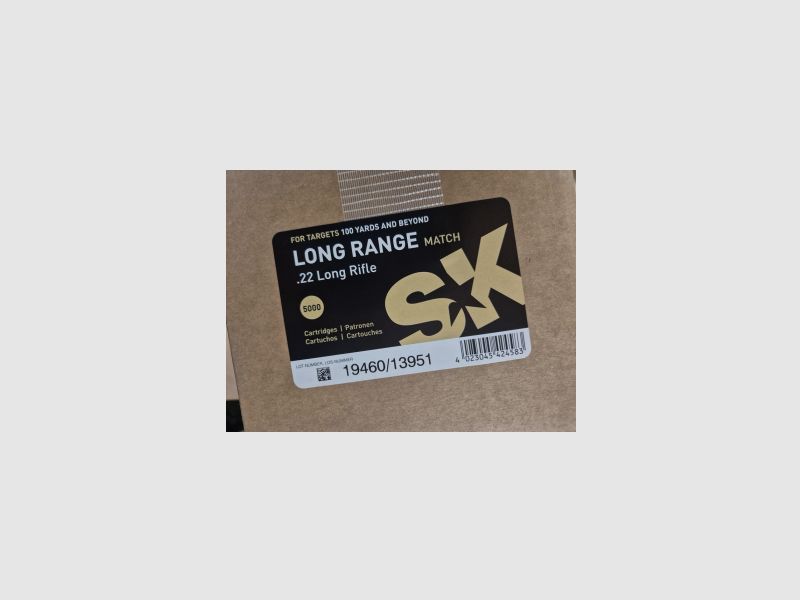 SK Long Range Match 50 pieces .22lr
