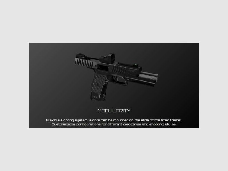 OPOS Pistole Mod. Venator -4,6' 9mmLuger