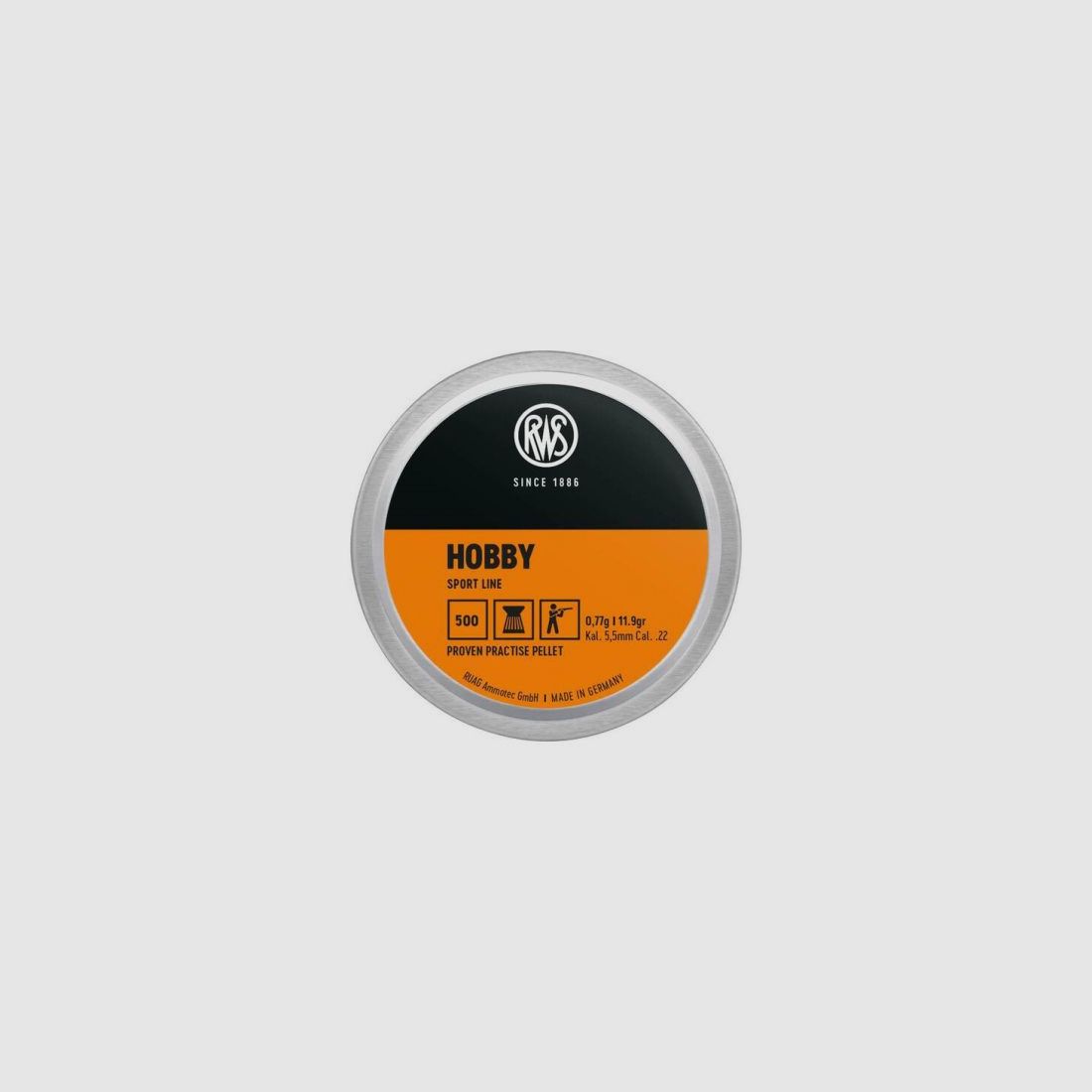 RWS Hobby .22 Cal 0.77g/11.9gr, image 1 of 2
