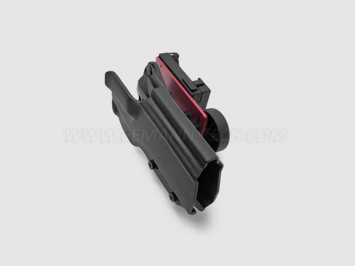 Ghost Thunder 3G Holster, Handversion: Rechte Hand, Pistolenmodell: TANFOGLIO FORCE-POLICE-FT9-PRO, Bild 3 von 3