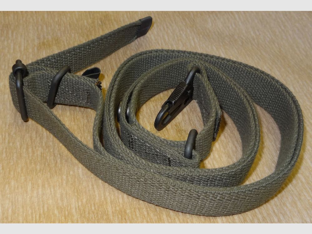 Heckler&Koch BW Bundeswehr Fallschirmjäger web. Cinghie verdi per calciolo telescopico G3