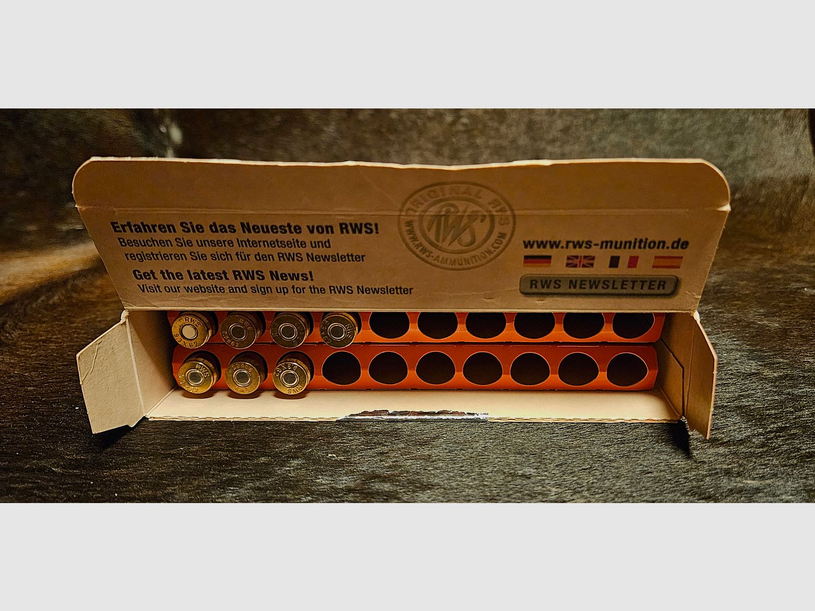 Munitionspaket RWS 9,3 x 62 Uni Classic 19g