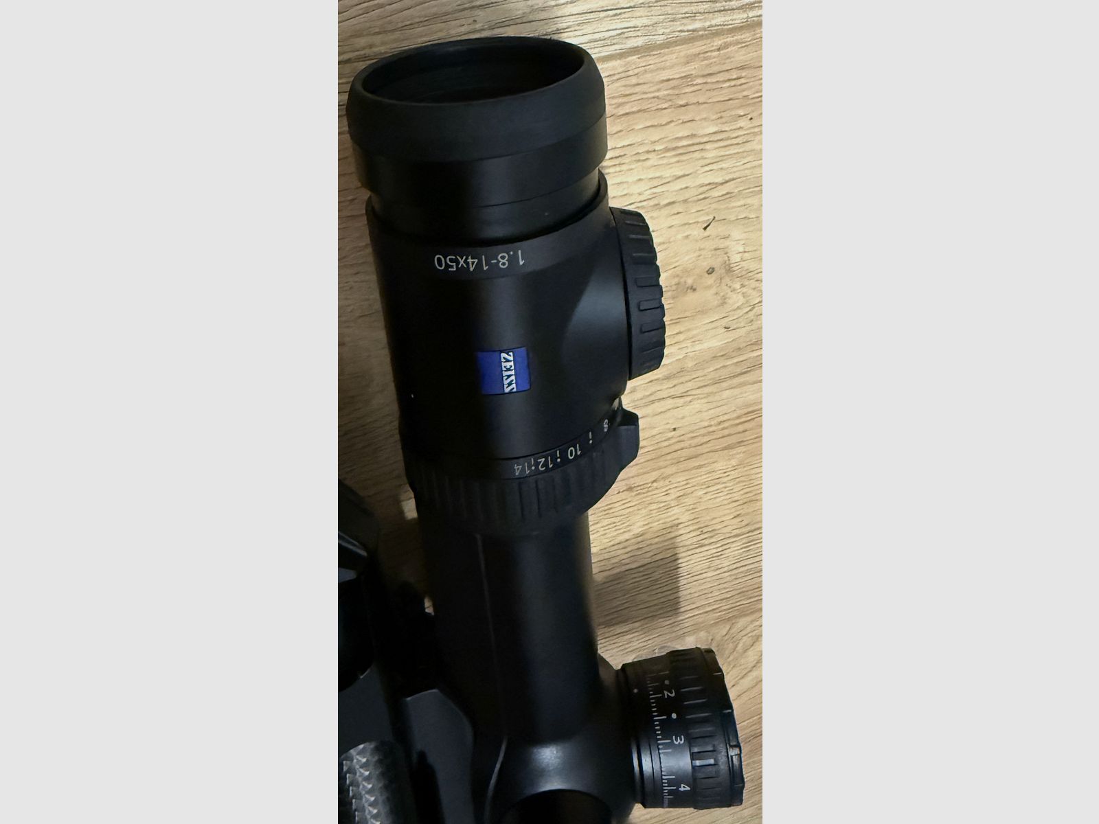 Zielfernrohr Zeiss V8 1,8-14x50 Schiene ASV Flip Cover neuwertig